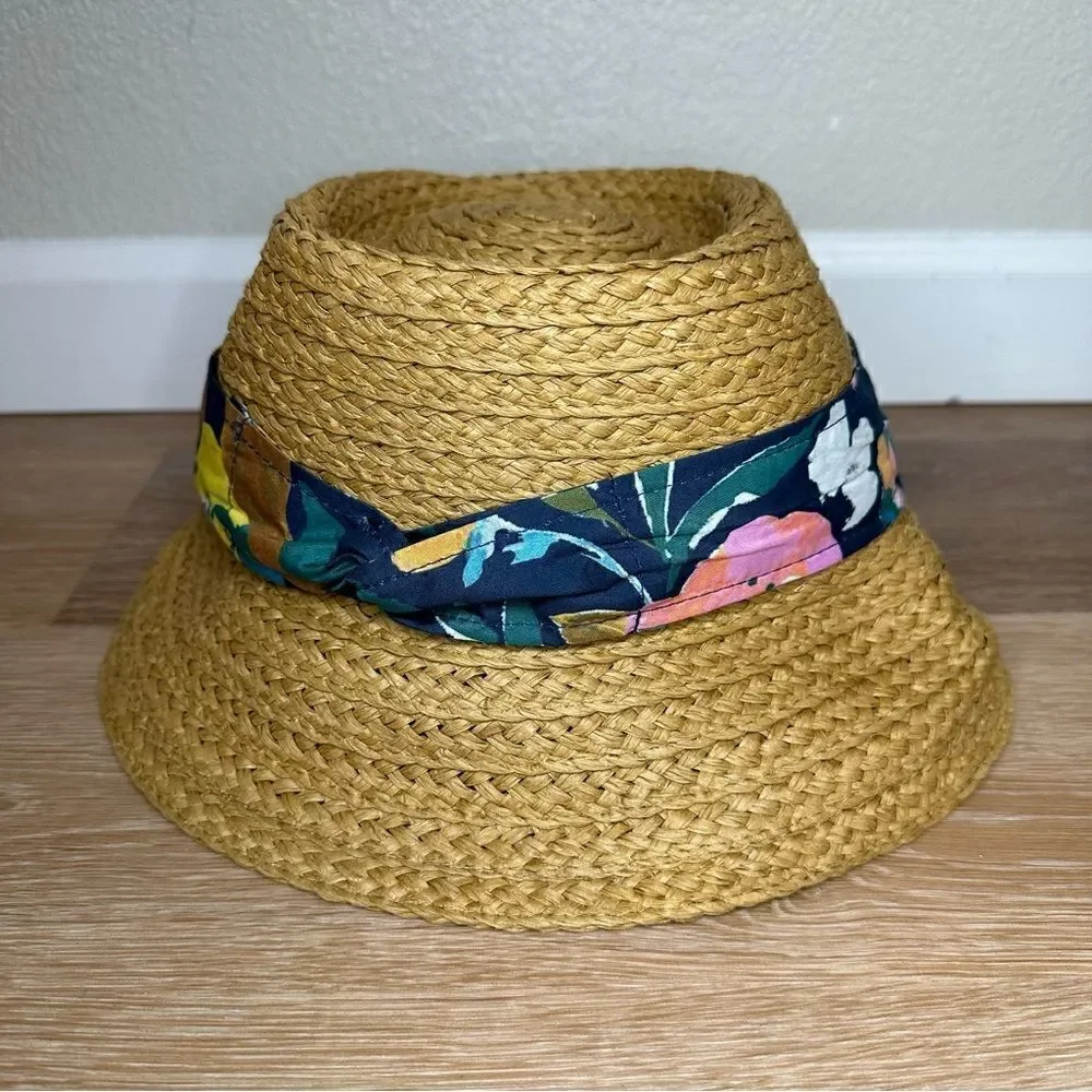 Women’s Boho Floral 100% Paper Packable Bucket Hat